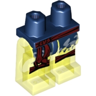 Lego nohy, průhledná neonově zelená (6127364)